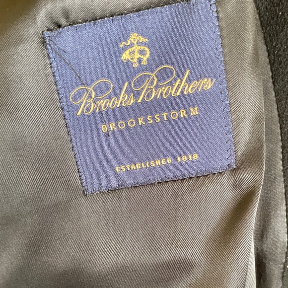 Brooks Brothers Elegant Black Trench Coat - Picture 4 of 6